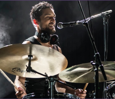 Paris-based musician Pierre Mangeard’s journey from a clarinet to self- taught drummer and composer has shaped his unique style.