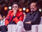 AR Rahman and Rajinikanth at the audio launch of Lal Salaam AR Rahman and Rajinikanth at the audio launch of Lal Salaam