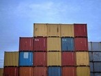 Stacks of containers at a freight port. (AFP Photo) Stacks of containers at a freight port. (AFP Photo)