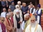 Religious leaders representing various minority sections of the country met Vice President and Rajya Sabha Chairman Jagdeep Dhankhar at the Parliament on Monday. Religious leaders representing various minority sections of the country met Vice President and Rajya Sabha Chairman Jagdeep Dhankhar at the Parliament on Monday.