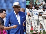 Sachin Tendulkar, Ravi Shastri react after India's win against England in 2nd Test Sachin Tendulkar, Ravi Shastri react after India's win against England in 2nd Test