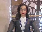 Female robot Vyommitra designed for India's Gaganyaan mission. (ANI/File)