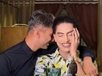 Actor-singer Sushant Divgikr with her boyfriend