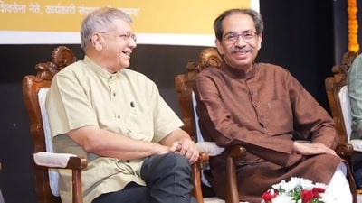 Vanchit Bahujan Aghadi (VBA) chief Prakash Ambedkar and Shiv Sena (Uddhav Balasaheb Thackeray) chief Uddhav Thackeray at a program recently