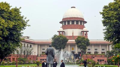 A view of the Supreme Court on Monday. (ANI)