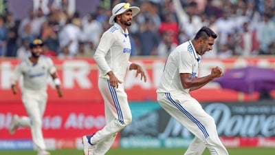While Axar Patel dismissed nightwatchman Rehan Ahmed and got the first wicket of the day, it was Ravichandran Ashwin got the two big wickets of Ollie Pope and Joe Root. This left Ashwin one wicket away from reaching 500 wickets in Test cricket. But he would have to wait until the next Test to reach that mark.&nbsp; (ANI)