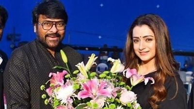 Chiranjeevi welcomed Trisha on-board his next film Chiranjeevi welcomed Trisha on-board his next film