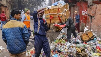 Delhi produces an estimated 11,000 tonne of waste per day. (AFP) Delhi produces an estimated 11,000 tonne of waste per day. (AFP)