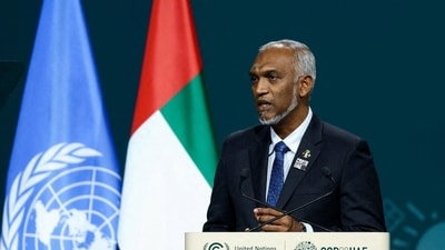 The opposition accused Mohamed Muizzu of having an anti-India pivot. (Reuters file photo)