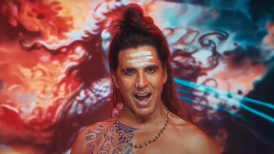 Akshay Kumar in a still from Shambhu song. Akshay Kumar in a still from Shambhu song.