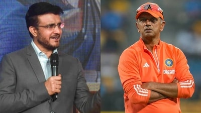 India head coach Rahul Dravid responds to Sourav Ganguly's viral post India head coach Rahul Dravid responds to Sourav Ganguly's viral post