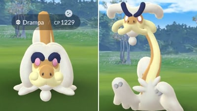 Pokemon GO players can now encounter shiny Drampa during the Lunar New Year event (Pokemon GO) Pokemon GO players can now encounter shiny Drampa during the Lunar New Year event (Pokemon GO)