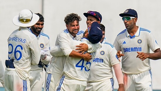 Kuldeep Yadav, though, got arguably the biggest wicket of the first session, sending back Zak Crawley minutes before Lunch.&nbsp;(PTI)