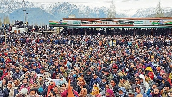 Following the abrogation of Article 370 in August 2019, Jammu and Kashmir was divided into two Union Territories: Jammu-Kashmir and Ladakh.(HT File Photo)