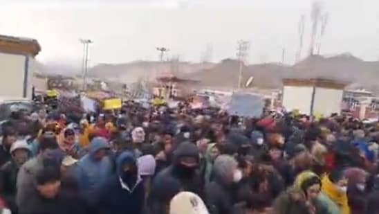According to Haji Ghulam Mustafa, the legal adviser of Leh Apex Body and Kargil Democratic Alliance, all people-centric powers have weakened, and the region lacks representation in the Assembly, as reported by news agency ANI.&nbsp;(Screengrab)