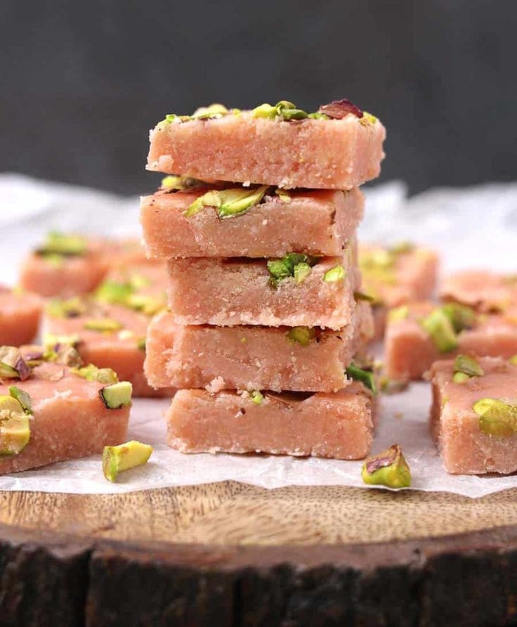 Rose barfi(Pinterest)