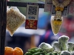 Paytm stock market: A QR code for the Paytm digital payment system at a roadside vegetables stall in Mumbai. Paytm stock market: A QR code for the Paytm digital payment system at a roadside vegetables stall in Mumbai.