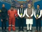 Prime Minister Narendra Modi inaugurated ONGC's sea survival centre in Goa on Tuesday. Prime Minister Narendra Modi inaugurated ONGC's sea survival centre in Goa on Tuesday.