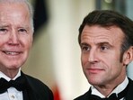 US President Joe Biden and France's President Emmanuel Macron