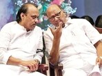 Ajit Pawar (left) and Sharad Pawar