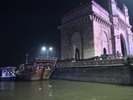Kuwaiti vessel entered Indian waters at Gateway of India in Mumbai (HT photo by Anshuman Poyrekar) Kuwaiti vessel entered Indian waters at Gateway of India in Mumbai (HT photo by Anshuman Poyrekar)