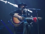 Toby Keith performing Don't Let the Old Man In Las Vegas (December 2023) Toby Keith performing Don't Let the Old Man In Las Vegas (December 2023)
