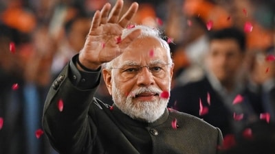 Prime Minister Narendra Modi predicted on Monday that the NDA will cross the 400 mark in the 2024 Lok Sabha elections. (HT File Photo/Sanchit Khanna) Prime Minister Narendra Modi predicted on Monday that the NDA will cross the 400 mark in the 2024 Lok Sabha elections. (HT File Photo/Sanchit Khanna)