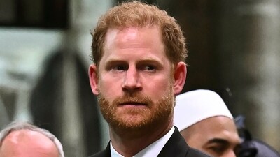 Prince Harry has spoken to King Charles III about his cancer diagnosis. According to reports, the king's younger son was photographed being driven into Clarence House, near Buckingham Palace, after flying to London from Los Angeles. (File) (AP)