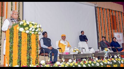 Chief minister Manohar Lal Khattar during the ‘Ethics Conclave’ (Source: ‘X’)
