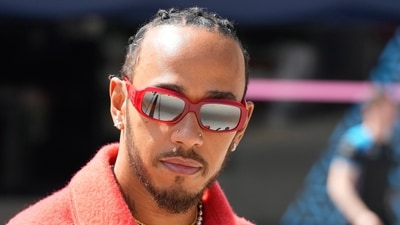 Lewis Hamilton of Britain arrives at the Bahrain International Circuit in Sakhir, Bahrain (AP) Lewis Hamilton of Britain arrives at the Bahrain International Circuit in Sakhir, Bahrain (AP)