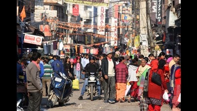 MCG Joint Commissioner, Naresh Kumar, said that their teams had visited the market and would continue to ensure it was free of encroachment. (Parveen Kumar/HT Photo)
