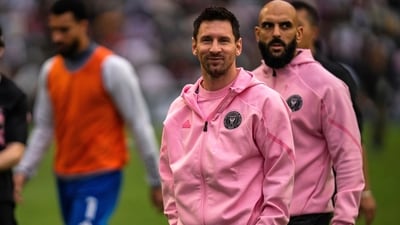 A crowd of nearly 40,000 in Hong Kong who paid for expensive tickets were involved in angry scenes, jeering and giving thumbs-down signs, after Messi stayed rooted to the bench during their 4-1 win against a local select XI. (AP) A crowd of nearly 40,000 in Hong Kong who paid for expensive tickets were involved in angry scenes, jeering and giving thumbs-down signs, after Messi stayed rooted to the bench during their 4-1 win against a local select XI. (AP)