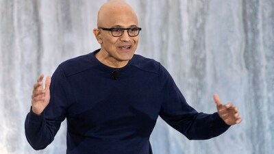 Microsoft CEO Satya Nadella speaks. (AP) Microsoft CEO Satya Nadella speaks. (AP)