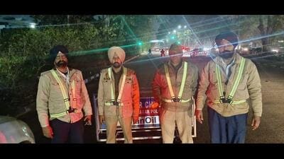 Mohali, along with other big cities, including Patiala, Jalandhar and Amritsar, was allocated the road safety budget, which will lapse in March 2024. (HT Photo) Mohali, along with other big cities, including Patiala, Jalandhar and Amritsar, was allocated the road safety budget, which will lapse in March 2024. (HT Photo)