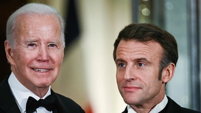 US President Joe Biden and France's President Emmanuel Macron (AFP) US President Joe Biden and France's President Emmanuel Macron (AFP)