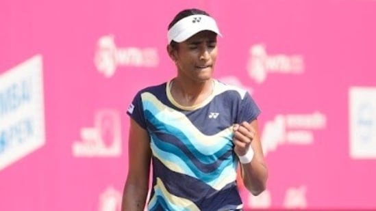 Rutuja Bhosale was the first of the lot to take the court and she was clinical in a 6-4, 7-5 victory against Thailand’s Peangtarn Plipuech