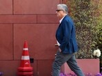 Trinamool Congress (TMC) MP Derek O'Brien at the Parliament House during the Budget Session, in New Delhi on Wednesday. (ANI)