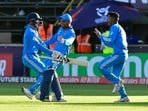 Indian players were clearly over the moon - and rightly so - after completing a stunning heist against South Africa(Getty)