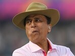 Sunil Gavaskar with a straight bat as always Sunil Gavaskar with a straight bat as always