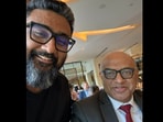 CRED's Kunal Shah with Sanjeev Bikhchandani at a coffee shop in Delhi. CRED's Kunal Shah with Sanjeev Bikhchandani at a coffee shop in Delhi.