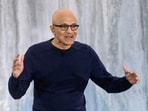 File - Microsoft CEO Satya Nadella speaks at the introduction of the integration of Microsoft Bing search engine and Edge browser with OpenAI on Feb. 7, 2023, in Redmond, Wash. Nadella marks his tenth year as Microsoft CEO on Sunday, Feb. 4, 2024, capping a decade of stunning growth as he pivoted the slow-moving software giant into a laser focus on cloud computing and artificial intelligence. (AP Photo/Stephen Brashear, File) File - Microsoft CEO Satya Nadella speaks at the introduction of the integration of Microsoft Bing search engine and Edge browser with OpenAI on Feb. 7, 2023, in Redmond, Wash. Nadella marks his tenth year as Microsoft CEO on Sunday, Feb. 4, 2024, capping a decade of stunning growth as he pivoted the slow-moving software giant into a laser focus on cloud computing and artificial intelligence. (AP Photo/Stephen Brashear, File)