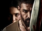 John Abraham and Sharvari Wagh in first poster of Vedaa. John Abraham and Sharvari Wagh in first poster of Vedaa.