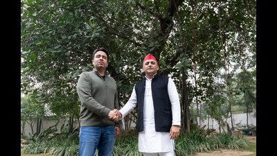 Akhilesh Yadav and Jayant Chaudhary (Sourced) Akhilesh Yadav and Jayant Chaudhary (Sourced)