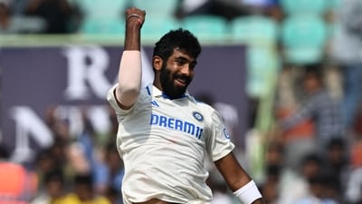 India's Jasprit Bumrah celebrates (AFP) India's Jasprit Bumrah celebrates (AFP)