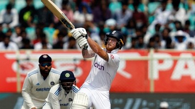 England's Ben Stokes in action (REUTERS)