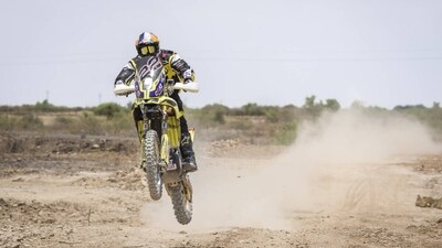 CS Santosh in action (HT) CS Santosh in action (HT)