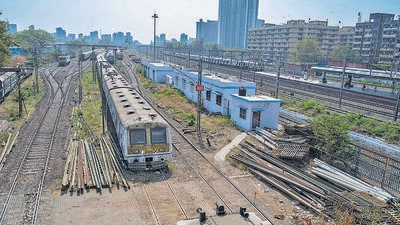 Mumbai, India - Feb. 2, 2024: vande bharat proposed car shed at Ram mandir station in Mumbai, India, on Friday, February 2, 2024. (Photo by Satish Bate/ Hindustan Times) (Hindustan Times) Mumbai, India - Feb. 2, 2024: vande bharat proposed car shed at Ram mandir station in Mumbai, India, on Friday, February 2, 2024. (Photo by Satish Bate/ Hindustan Times) (Hindustan Times)