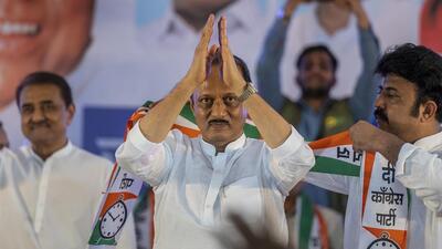 Running a party on his own is not new for Ajit Pawar, said a NCP senior leader. (Hindustan Times) Running a party on his own is not new for Ajit Pawar, said a NCP senior leader. (Hindustan Times)