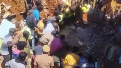 According to Ooty Police, two workers sustained severe injuries and were rushed to Ooty General Hospital. (ANI) According to Ooty Police, two workers sustained severe injuries and were rushed to Ooty General Hospital. (ANI)