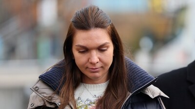 Simona Halep of Romania, the former tennis world number one, arrives at a hearing on the doping case against her at the Court of Arbitration for Sport (CAS) in Lausanne (REUTERS)